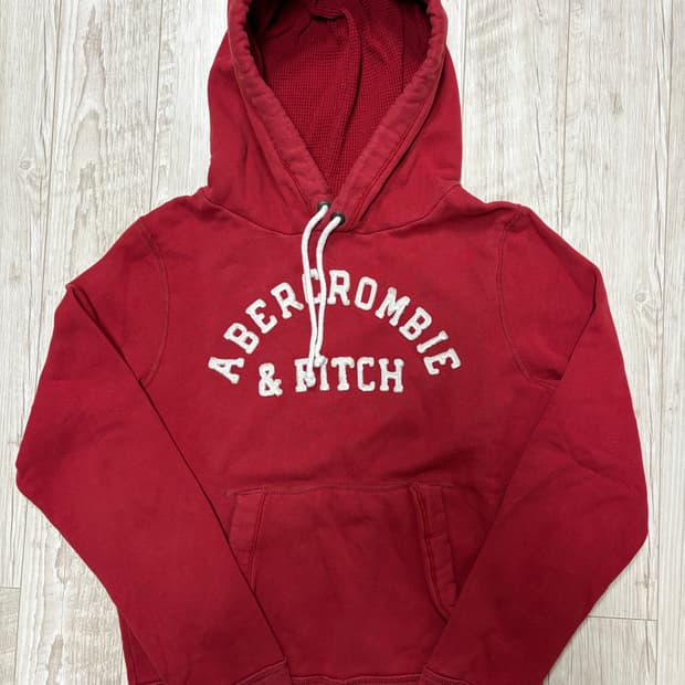 아베크롬비 후드티 레드 xl