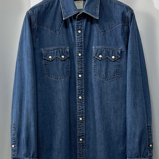 폴로 랄프로렌 콘초 사우스웨스턴 데님 셔츠