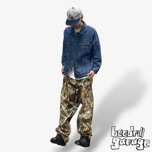 뉴에라 x 발란사 리얼트리 우븐팬츠