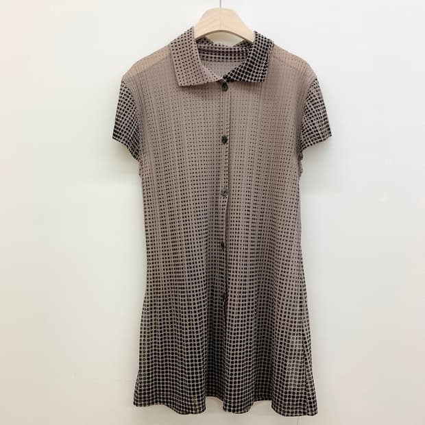 플리츠 반팔 블라우스 pleats blouse