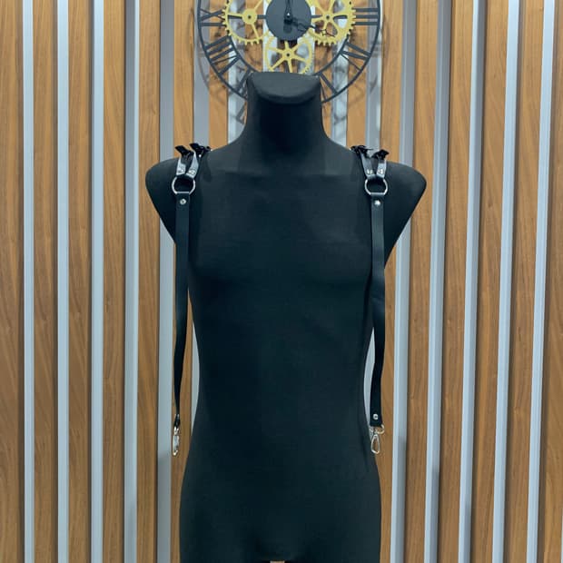 커스텀 오더 서스펜더-1(리얼-레더)유니색스