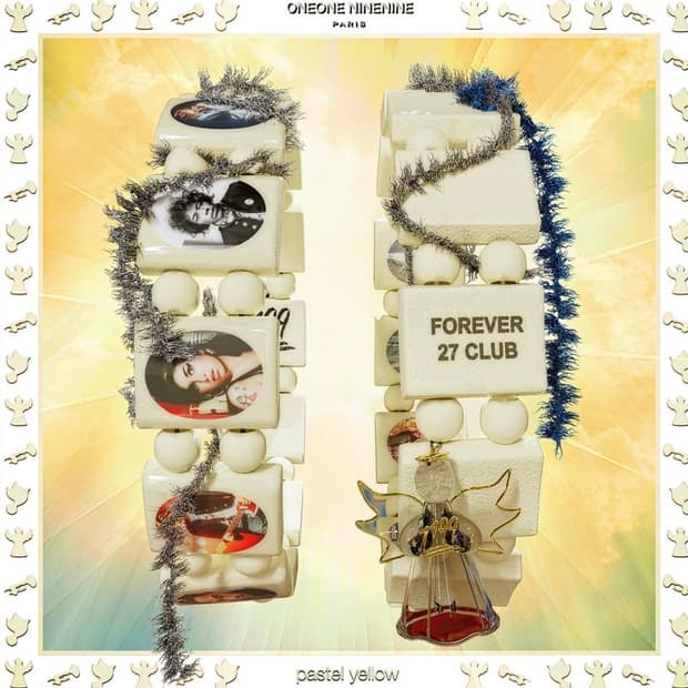 1199 bazo 27 club bracelet pastel yellow