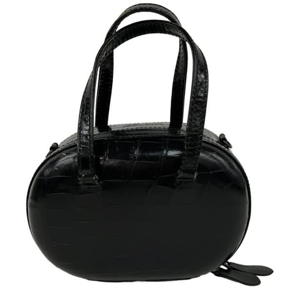 장폴고티에 악어 형압 가죽 숄더백