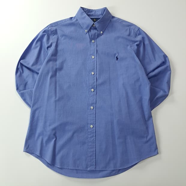 CK308 L 폴로 블루 스트레치 셔츠 남방