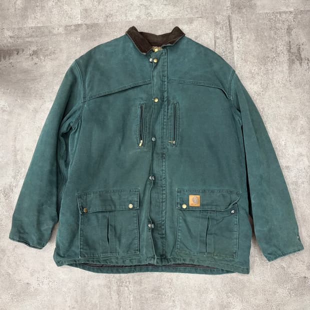 90s 칼하트 헌터그린 초어자켓 htg