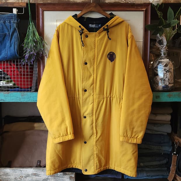 90s 폴로 랄프로렌 마운틴 파카 플리스 라이닝 후드 파카 M