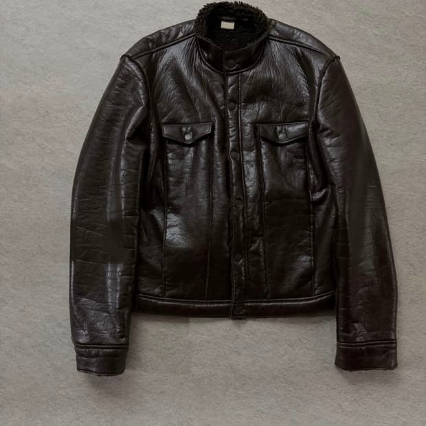 구매) 알마니 익스체인지 라이닝 퍼 자켓 L 