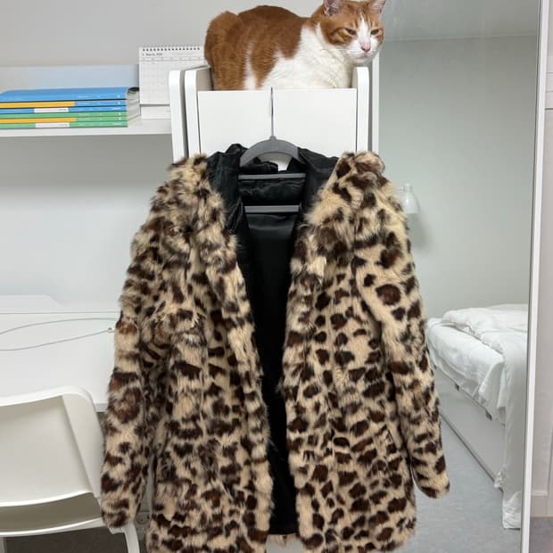 코리코리 빈티지 호피 자켓