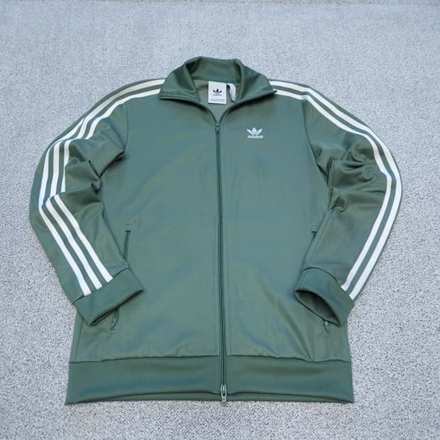 아디다스 베켄하우어 민티 져지 집업 파이어버드