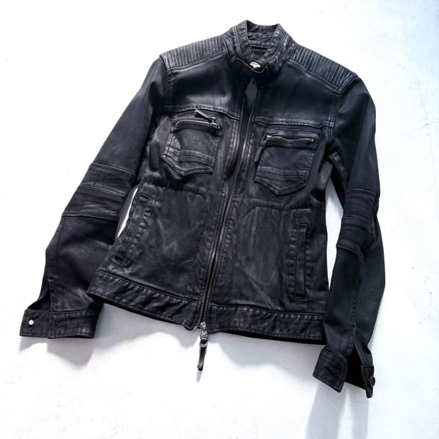 Buckaroo jeans coated rider panel jacket
