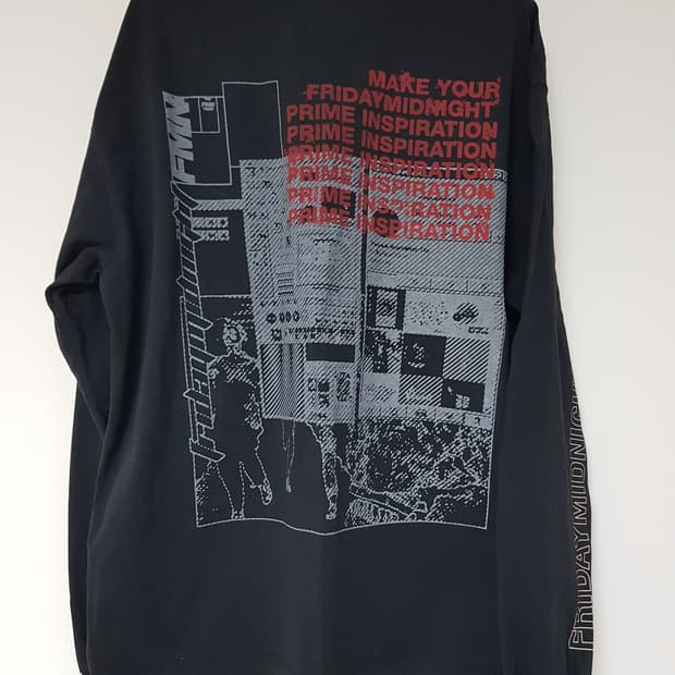 [M] 프라이데이미드나잇 롱슬리브 블랙