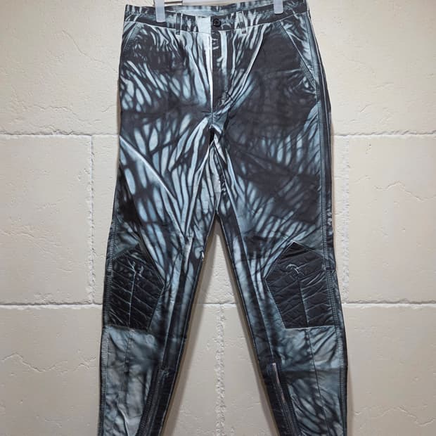 강혁 블랙 프린트 애어백 트라우저 M