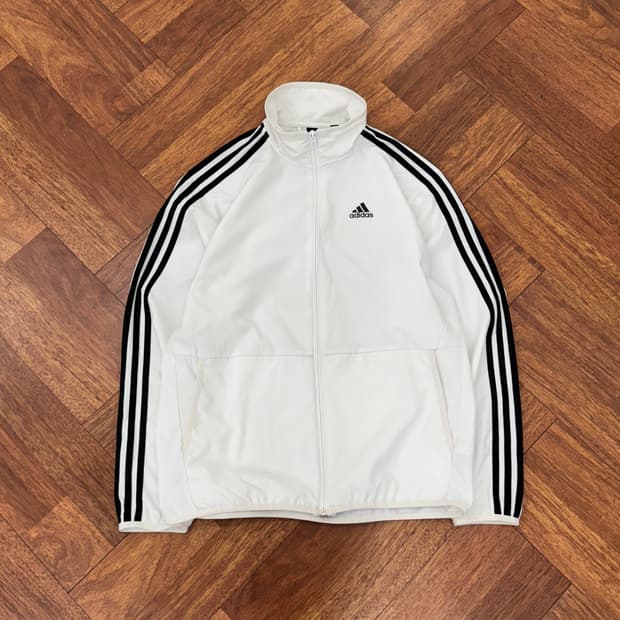 M 아디다스 MH 3ST CL 화이트 바람막이 자켓 