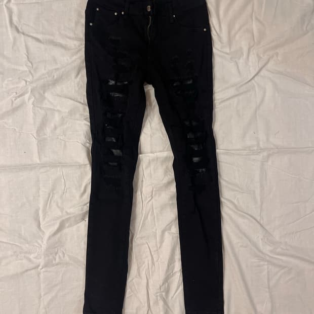 Vkei Python leather denim