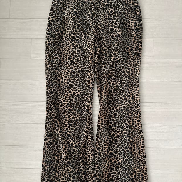 빈티지 레오파드 호피 팬츠