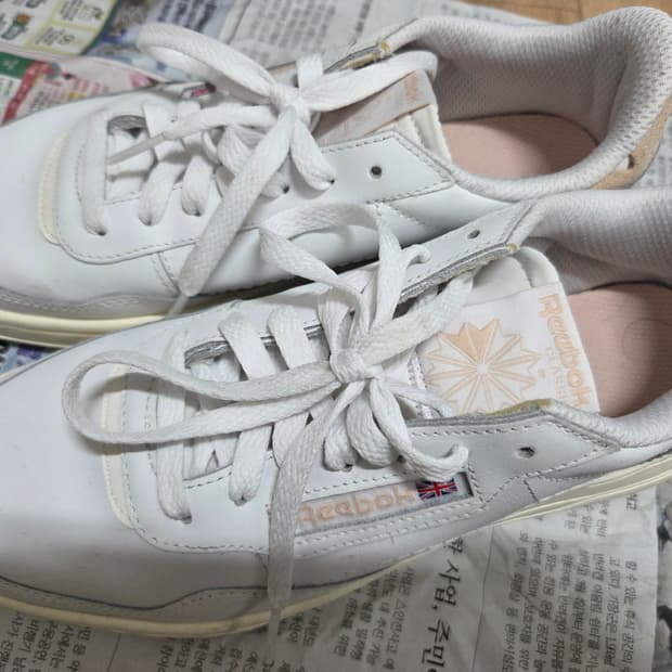 리복 코트 피크 베이지 260 팝니다