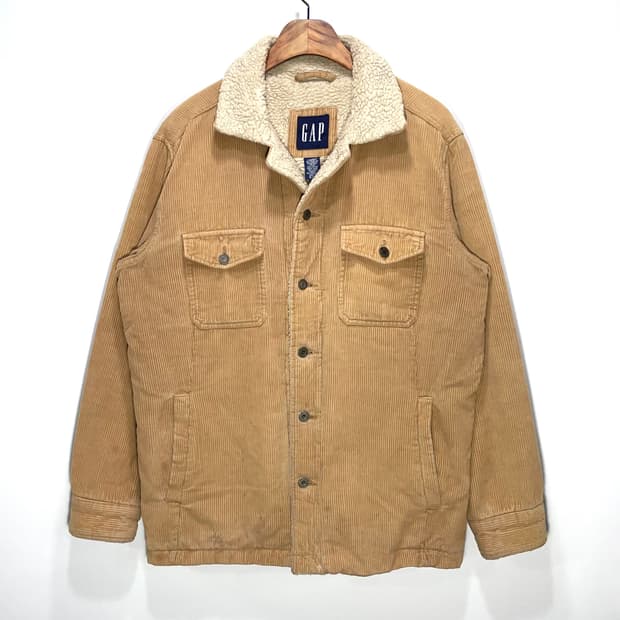 빈티지 갭 코듀로이 셰르파 자켓 실측 105