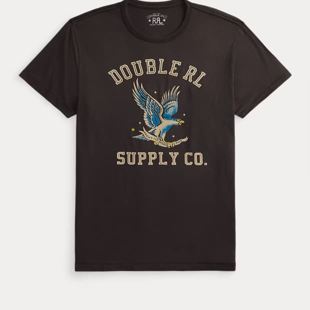 더블알엘 rrl 로고 저지 티셔츠 XL  