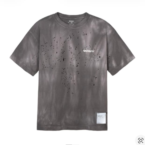 새티스파이 모스테크 티셔츠 선 블리치드 샤크