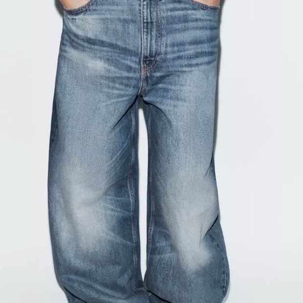 자라 Cintura Doblada Jeans 