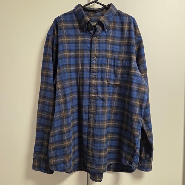 에디바우어 플란넬 체크 셔츠 XL-2XL(105-110)