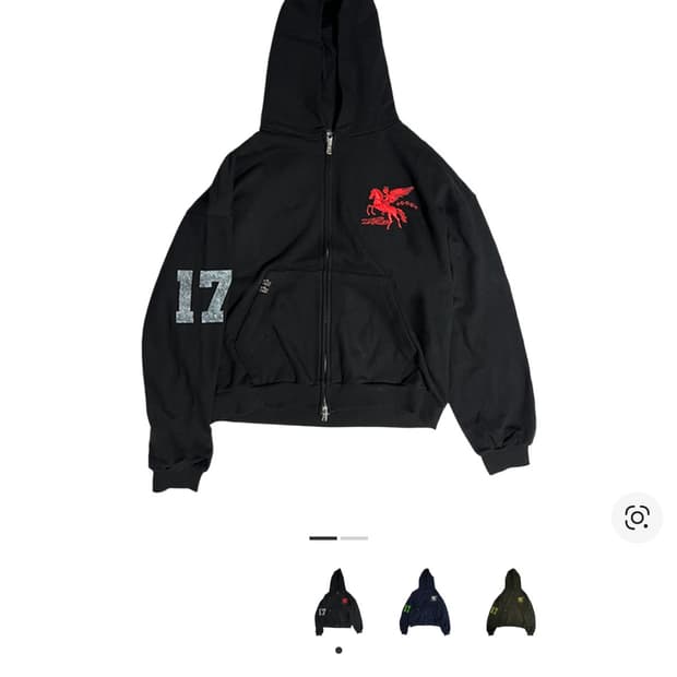 ((구해요)) 파코서플라이 후드집업 블랙, 네이비 2사이즈