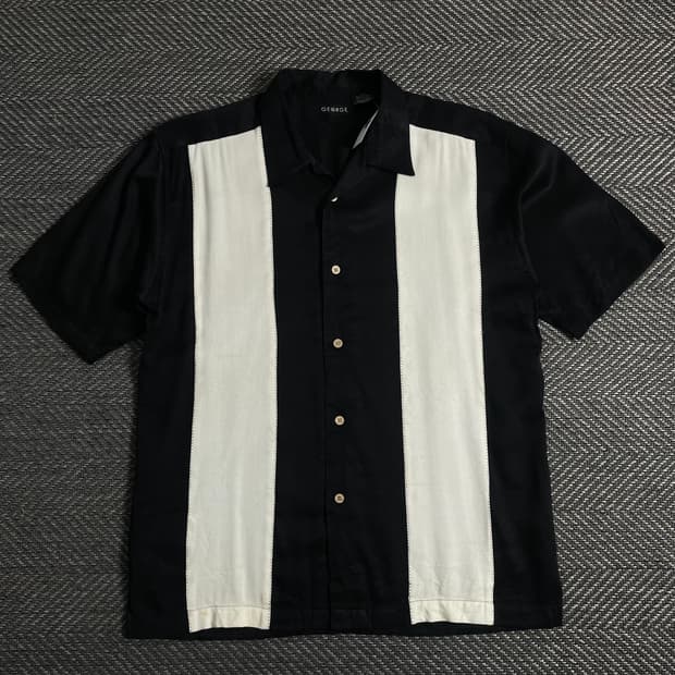 USA 오리지날 빈티지 패턴 쿠바 셔츠o 3652