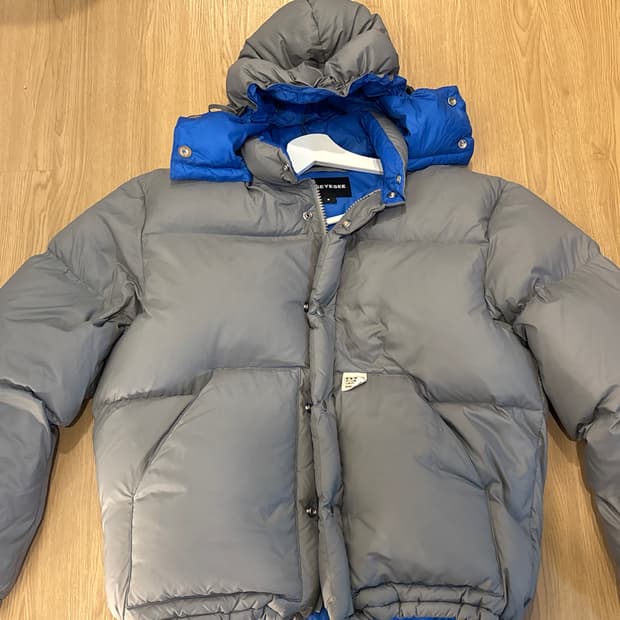 예스아이씨 Hooded Down Jacket Grey M 미듐