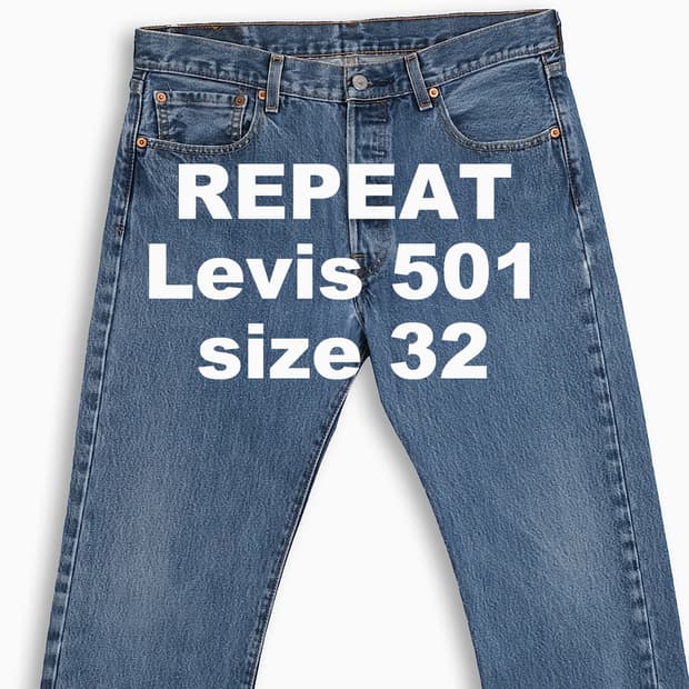 빈티지 리바이스 501 중청 32 인치 LV50133480