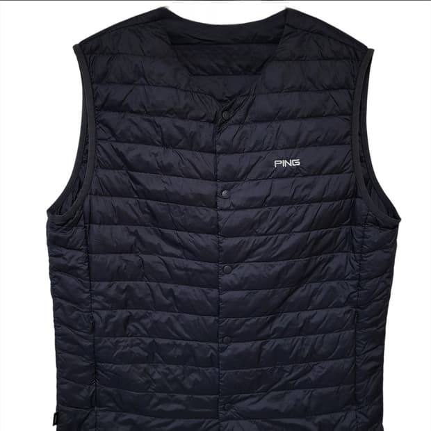 골프웨어 경량패딩조끼 PING핑 100 구스다운 거위털