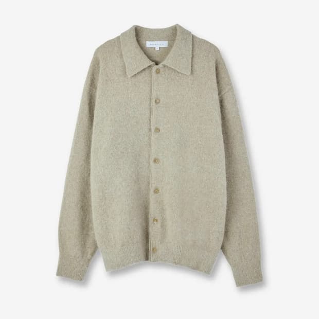 [3] 브라운야드 알파카 카라 가디건