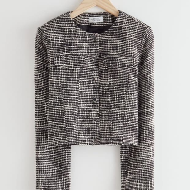 앤아더스토리즈 크롭 트위드 자켓 2