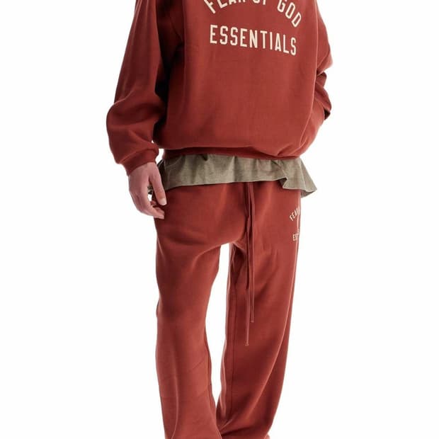 피어오브갓 에센셜 스웻셋업 크림슨 컬러
