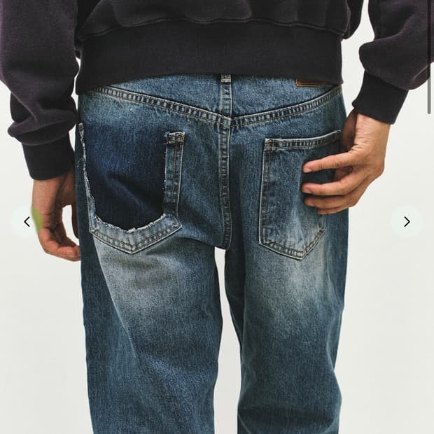 서피스에디션 LOST STRAIGHT DENIM PANTS INDIGO