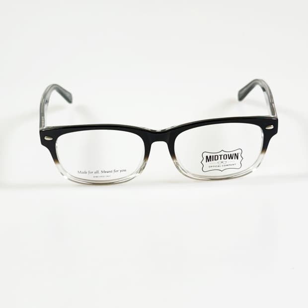 MIDTOWN 블랙 그라데이션 뿔테 스퀘어 빈티지 안경