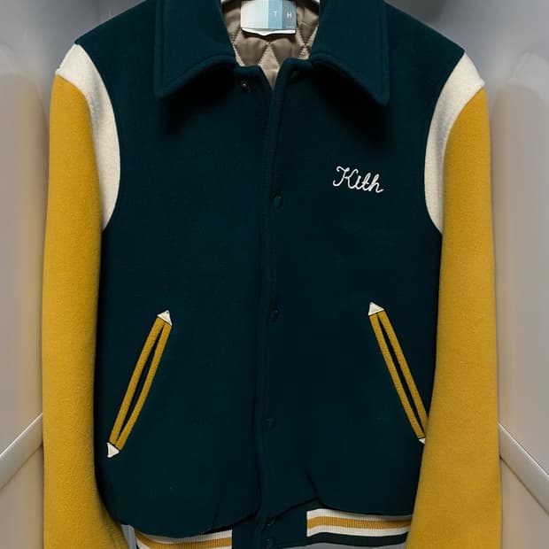 Kith 울 바시티 자켓