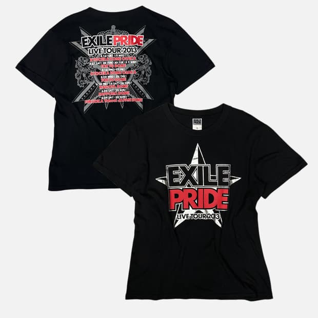 EXILE PRIDE 2013 tour official t-shirt