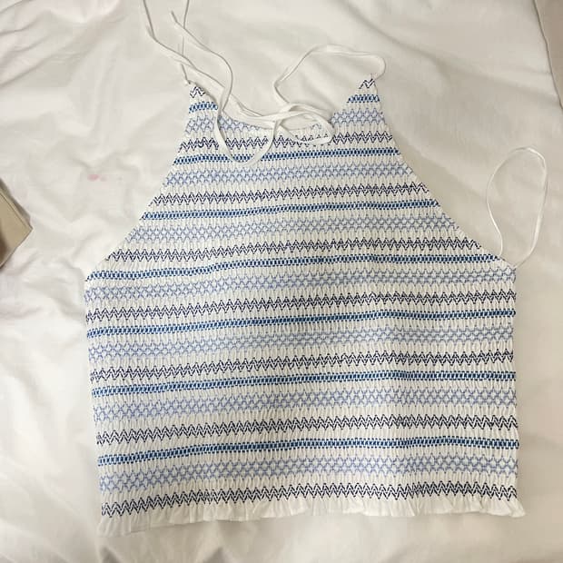 새상품)자라 홀터넥 탑 XL