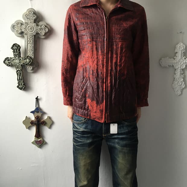 Dyed point coating jacket