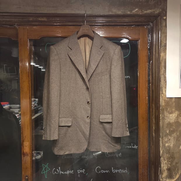 에르메네질도 제냐 트위드자켓