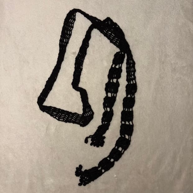 Handmade 갸루 고스펑크 머플러