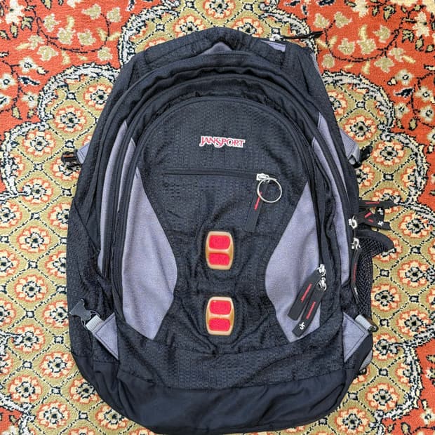 Jansport Airlift 2 블랙/그레이 빈티지 백팩