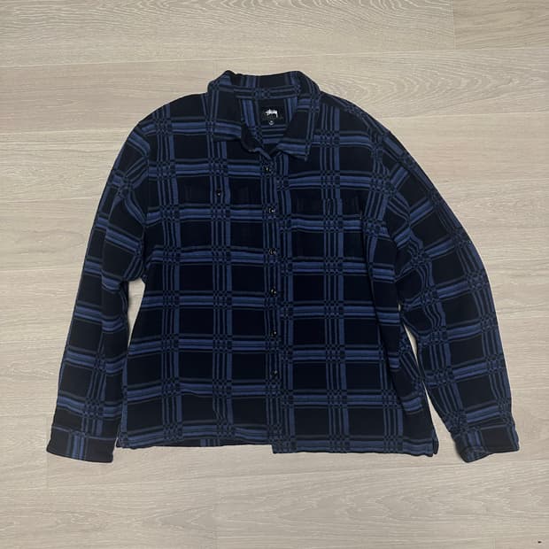 스투시 체크 셔츠 XL 