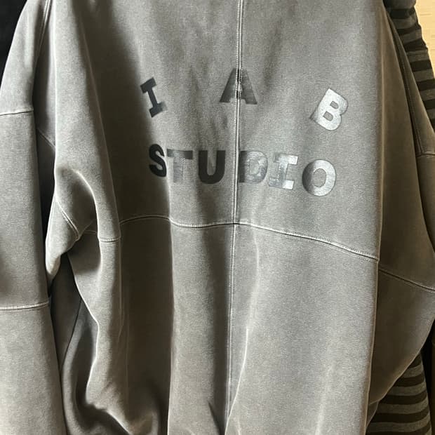 아이앱스튜디오 피그먼트 후드티 xl