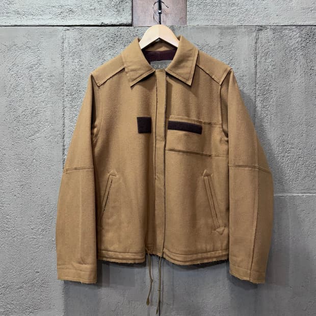 오조크 제팬 봉제 디테일 해링턴 자켓 (M)  