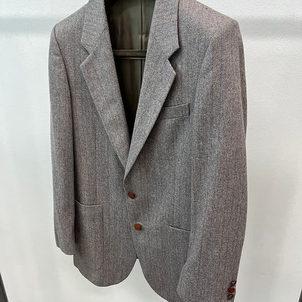 95) 입생로랑 프랑스 헤링본자켓 