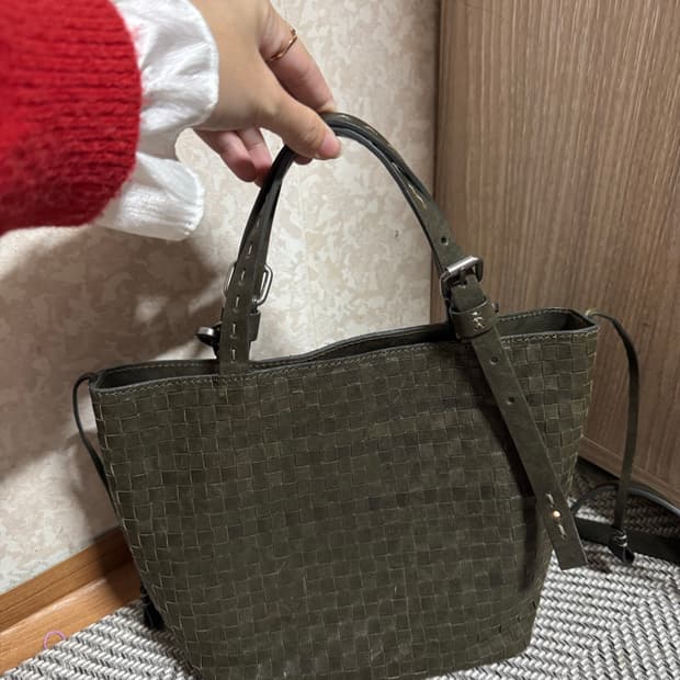 헨리베글린 양가죽 토트백 크로스백