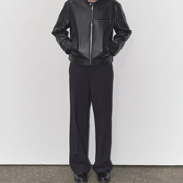 새제품) 던스트 레이어드 와이드 슬랙스 S