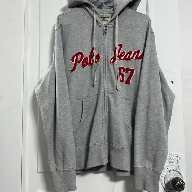 폴로 진스 후드집업
