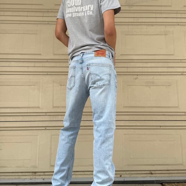 Perfect light blue levi’s 505(32x32)